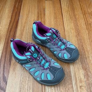 Merrell Chameleon Hiking Waterproof Shoes - little girl size 3